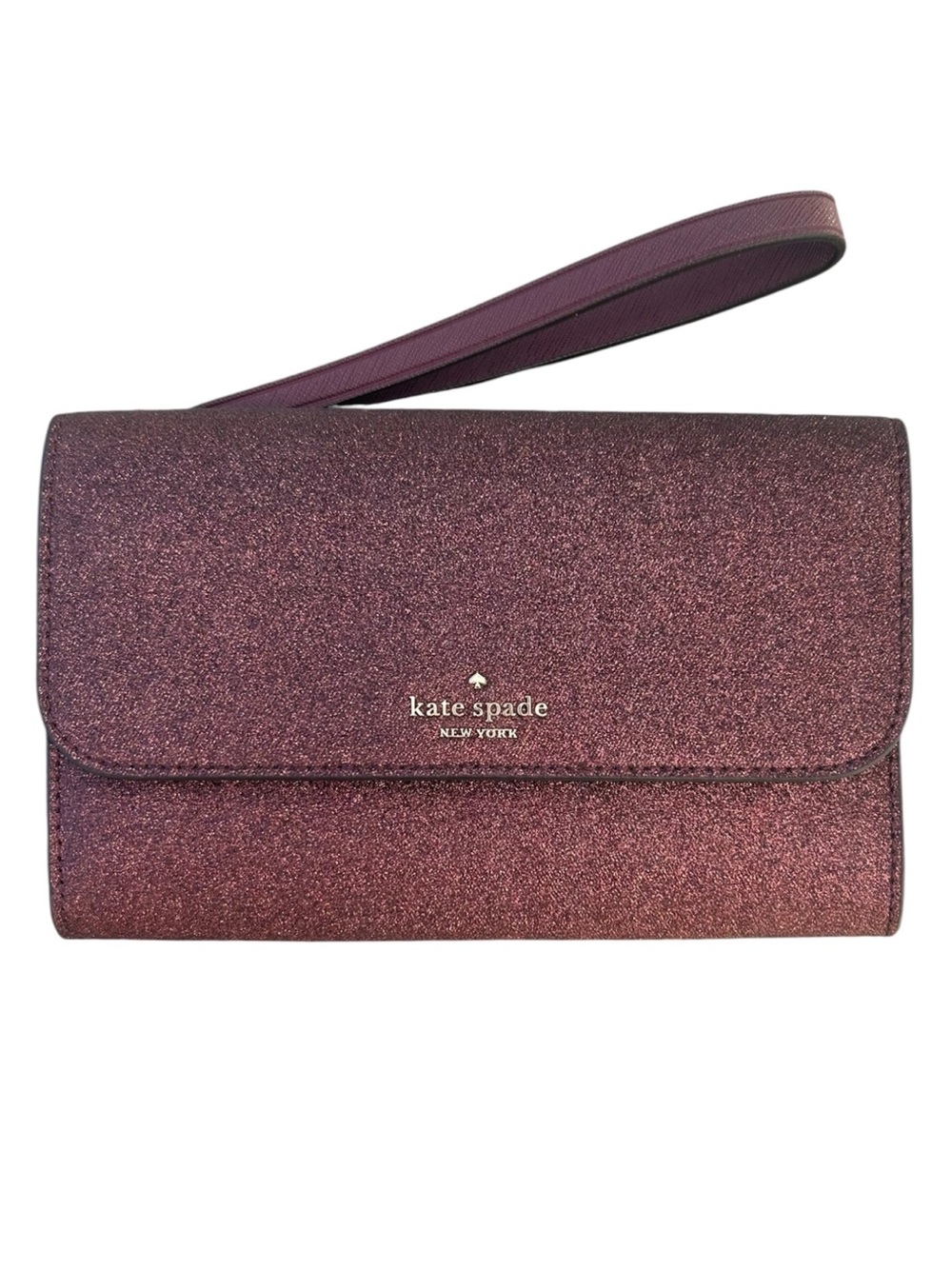 KATE SPADE Shimmery Glitter Wallet Wristlet